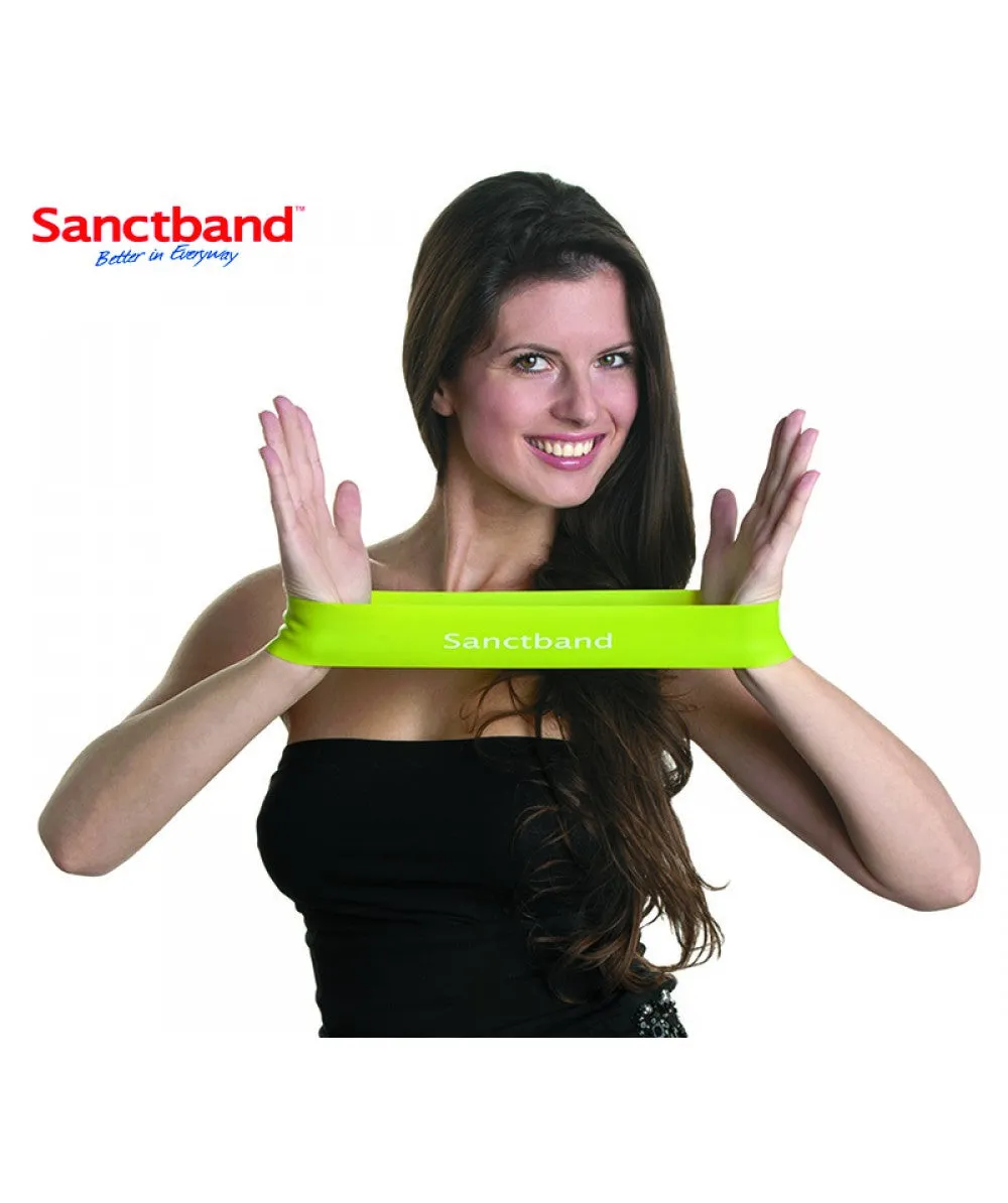 Sanctband Active 5 in 1 Resistance Exercise Loop Band Kit 13" (5 Level)