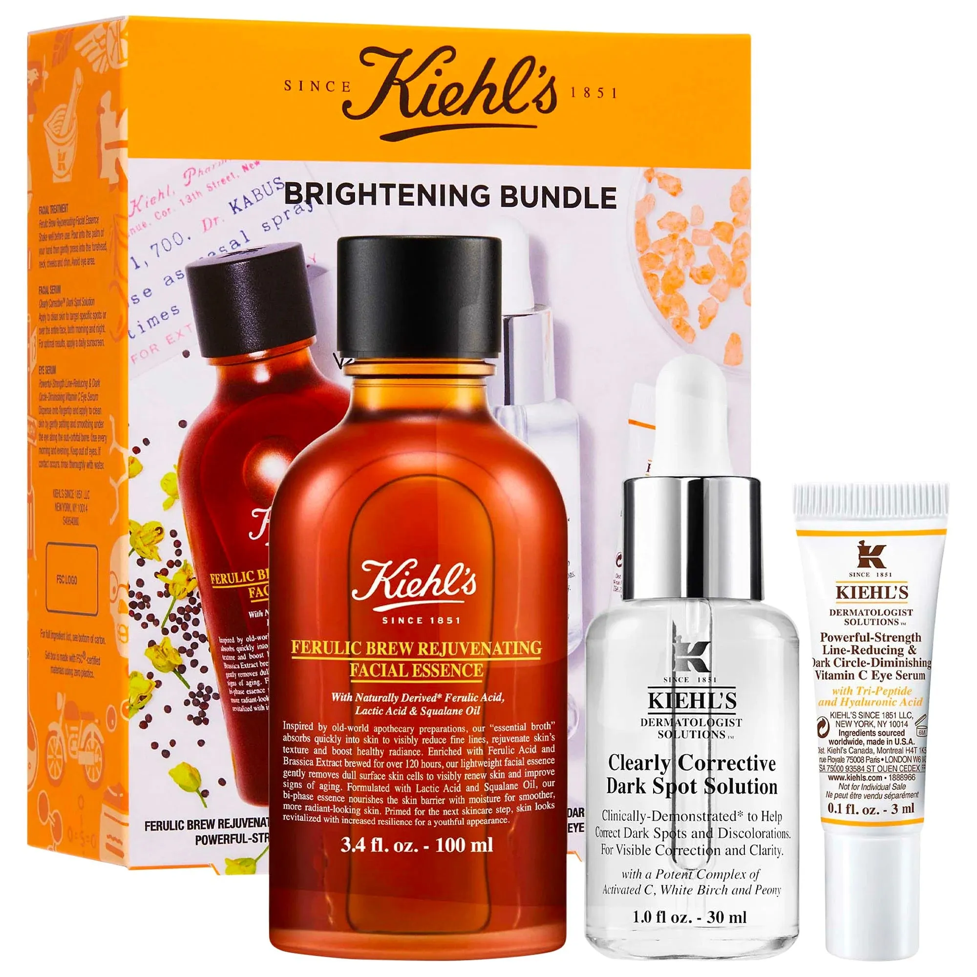 Set Iluminador para la Piel Kiehl's Brightening Bundle