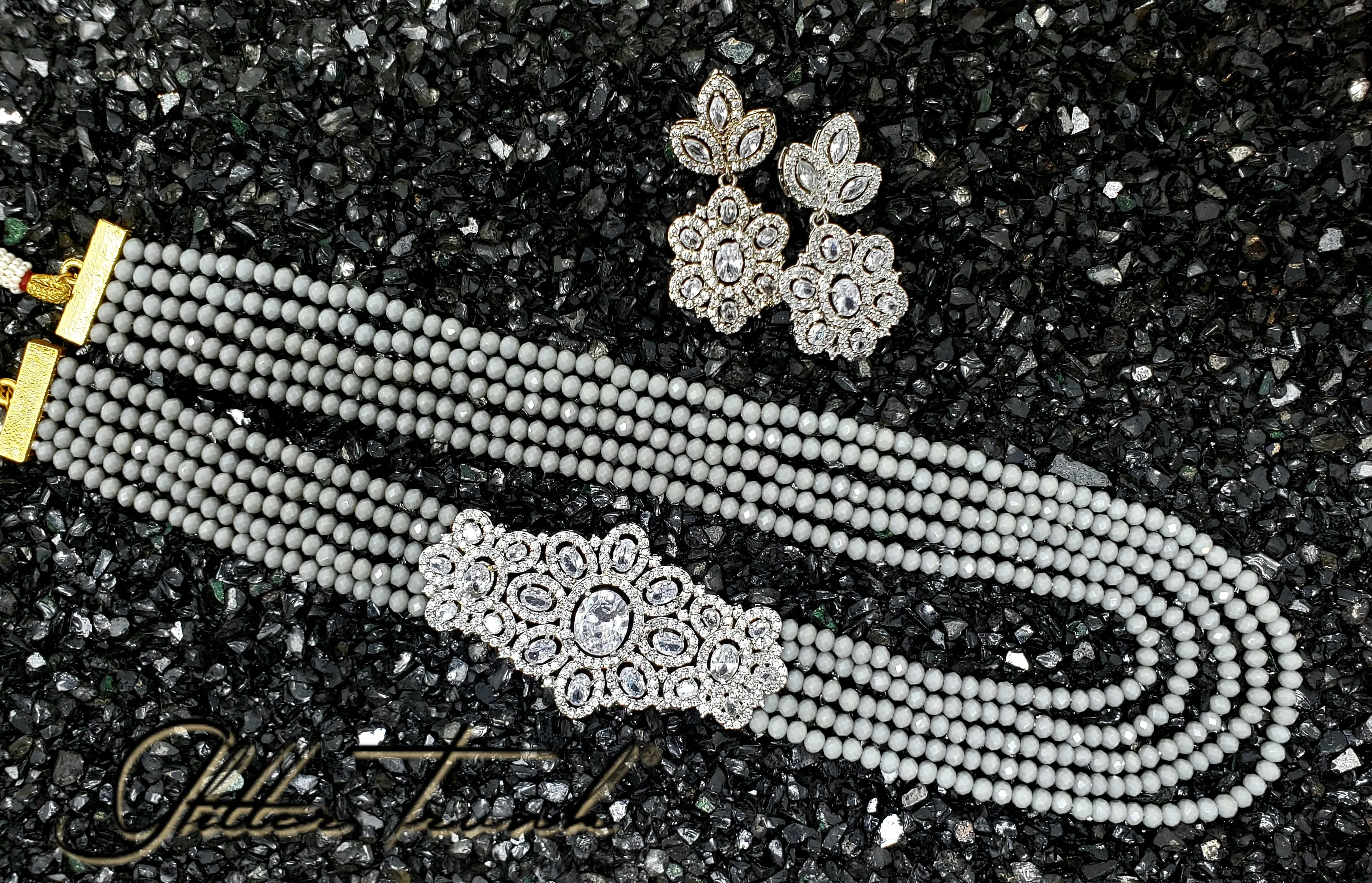 Shehzaadi Long Necklace AD Pendant