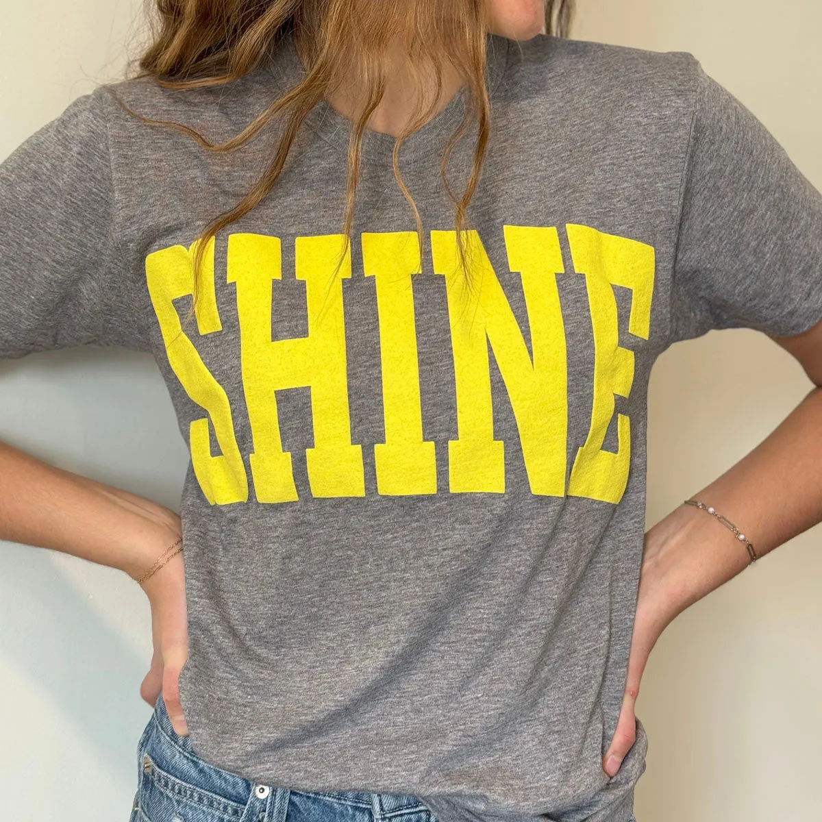 Shine Tee in Premium Heather