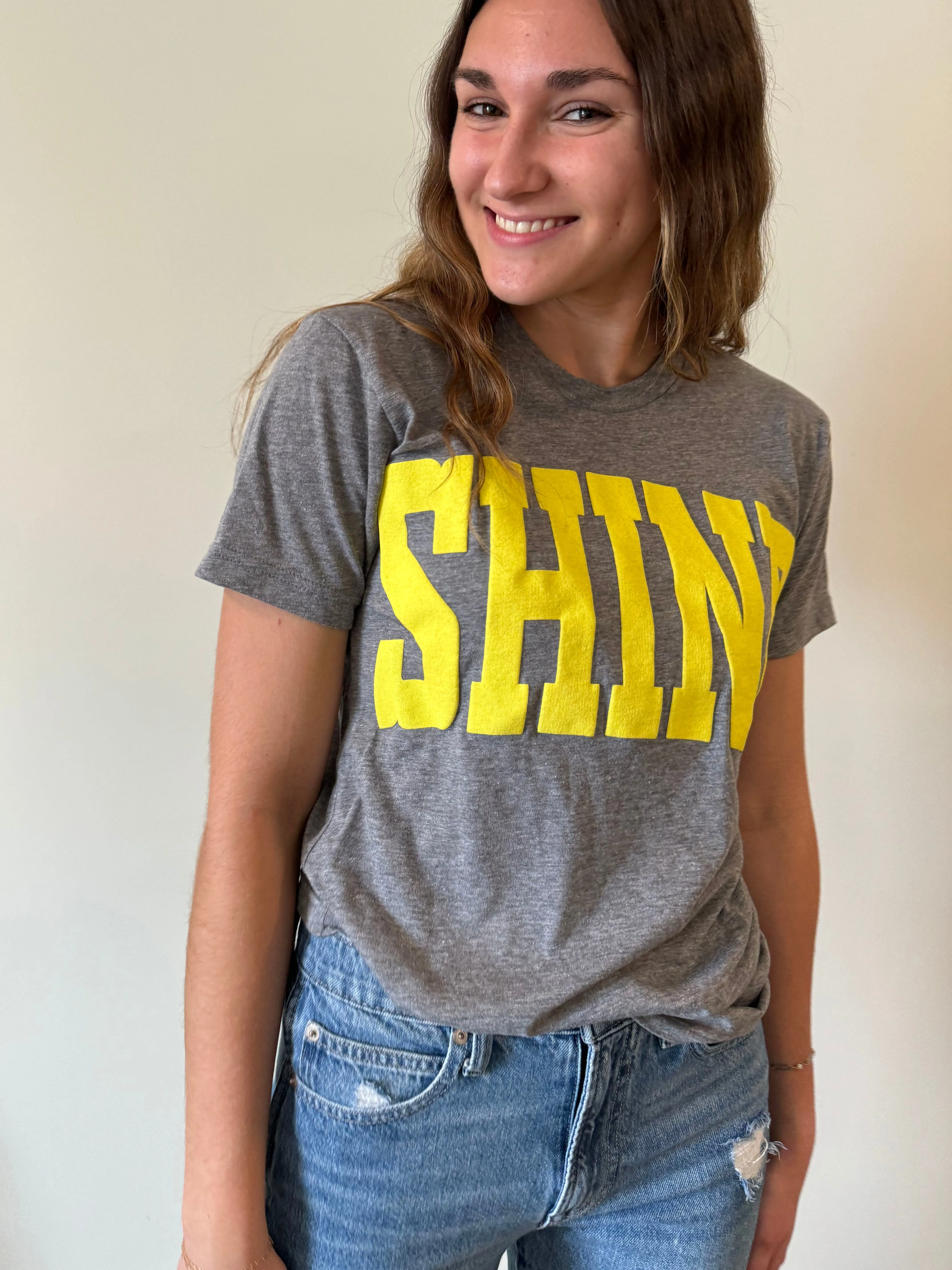 Shine Tee in Premium Heather