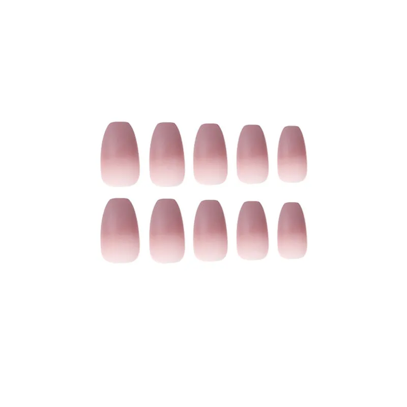 Short coffin gradual light brown matte