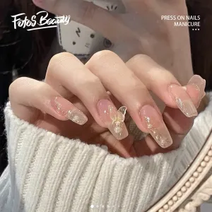 Short coffin transparent butterfly pearl