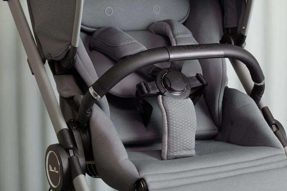 Silver Cross Dune Pushchair with Compact Folding Carrycot - Glacier