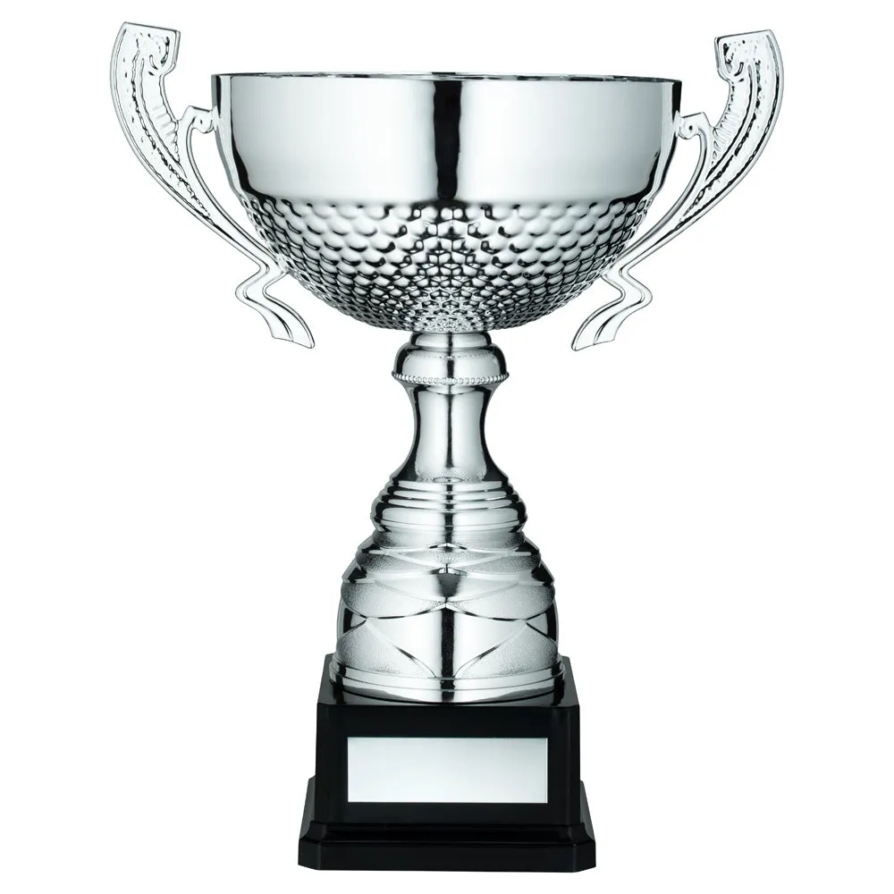 Silver Half Golf Ball Metal Trophy Cup