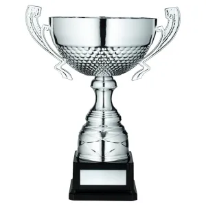 Silver Half Golf Ball Metal Trophy Cup