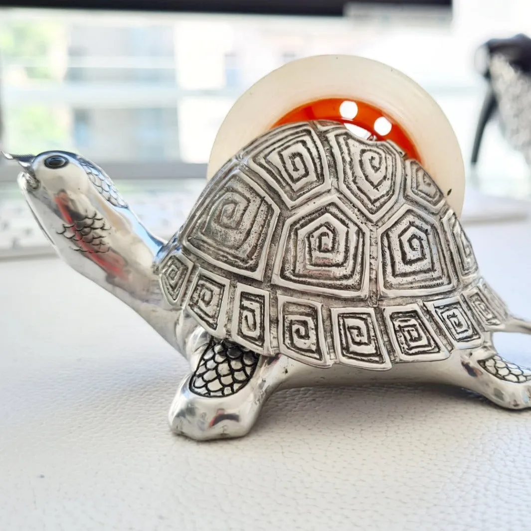 Silver Tape Cutter: Turtle