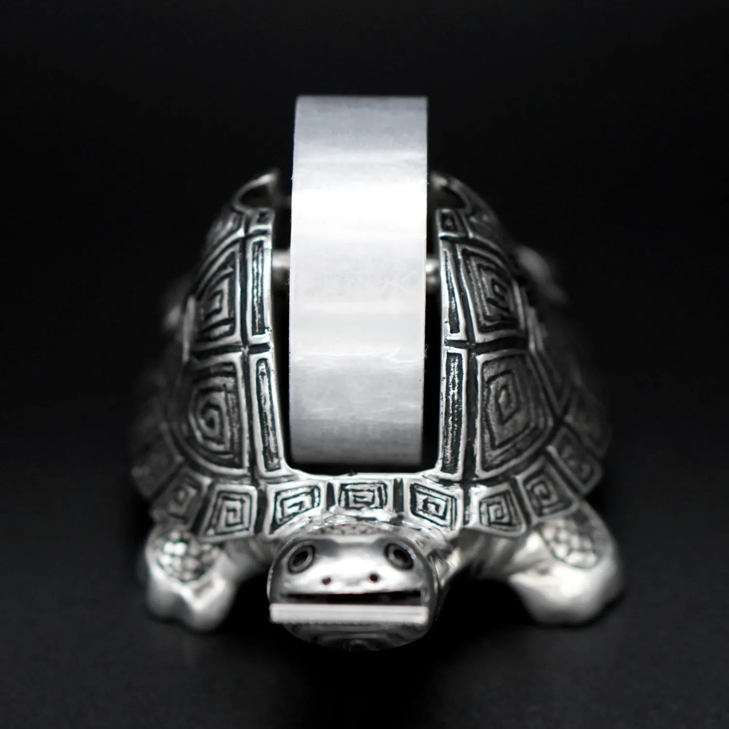Silver Tape Cutter: Turtle