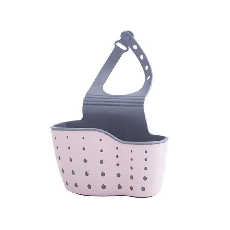 Sink Shelf Soap Sponge Drain Rack