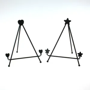 Six Heavy Iron Folding Easels