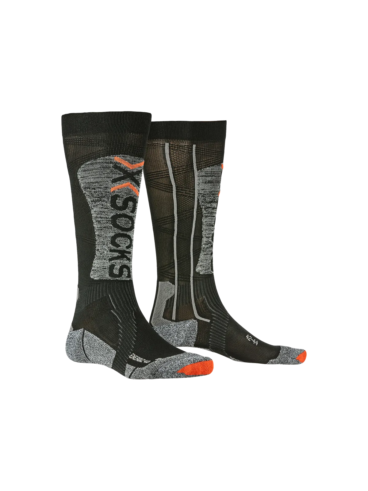 Skarpety narciarskie X-SOCKS Ski Energizer Lt 4.0 czarny /  szary melange