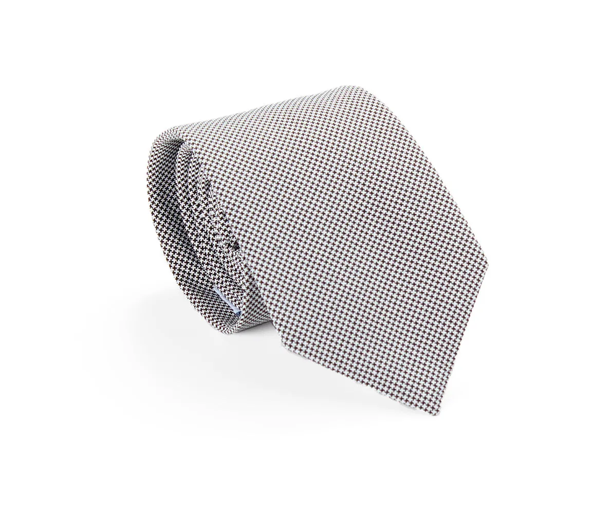 Skinny Houndstooth Tie