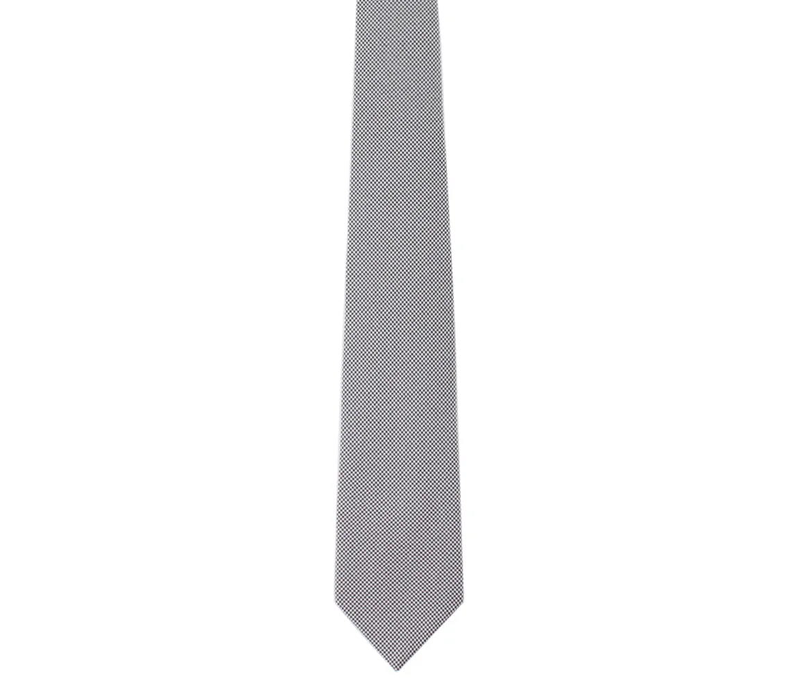 Skinny Houndstooth Tie