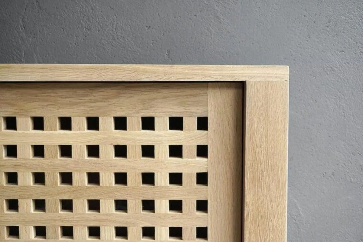Slatted Oak Buffet