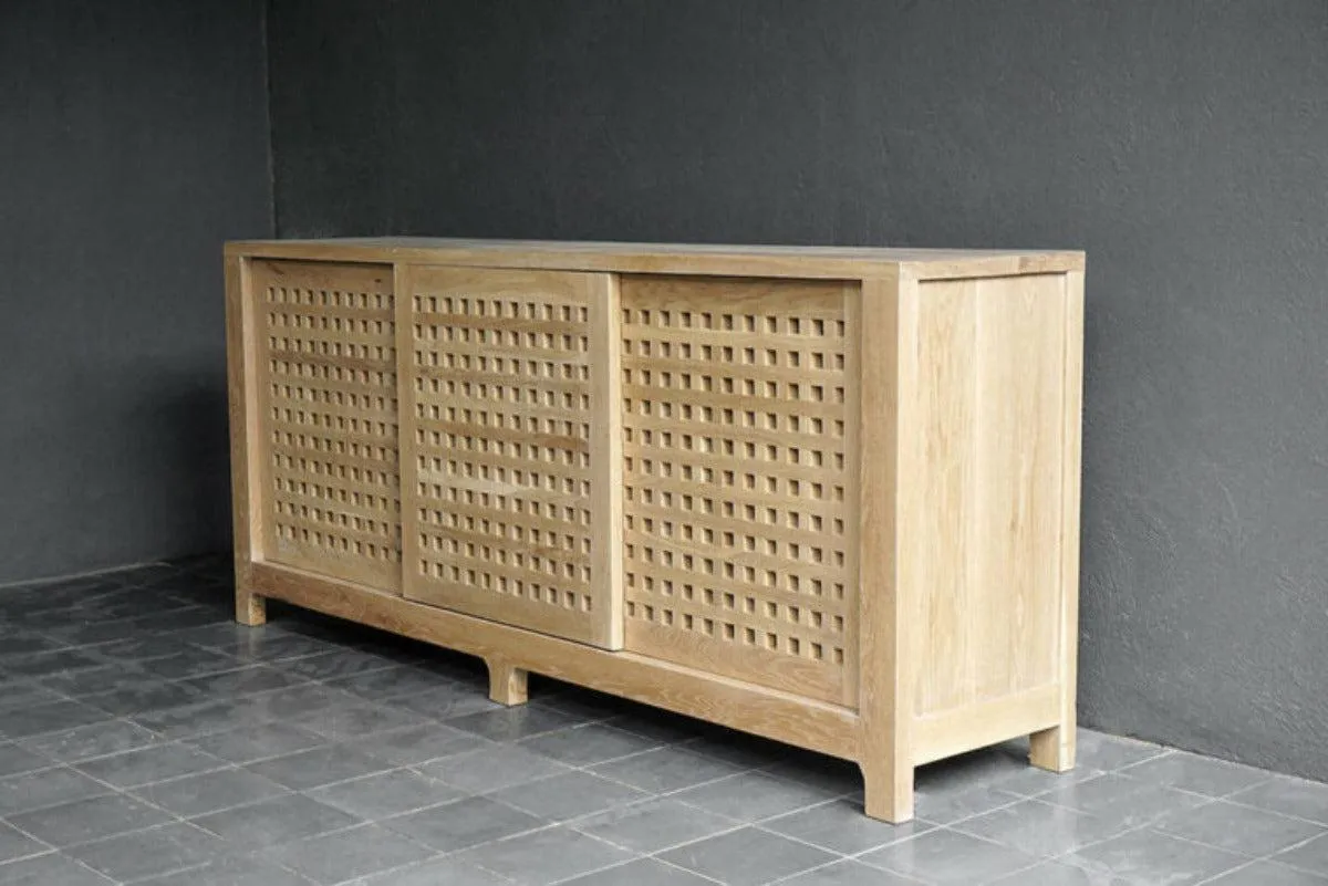 Slatted Oak Buffet