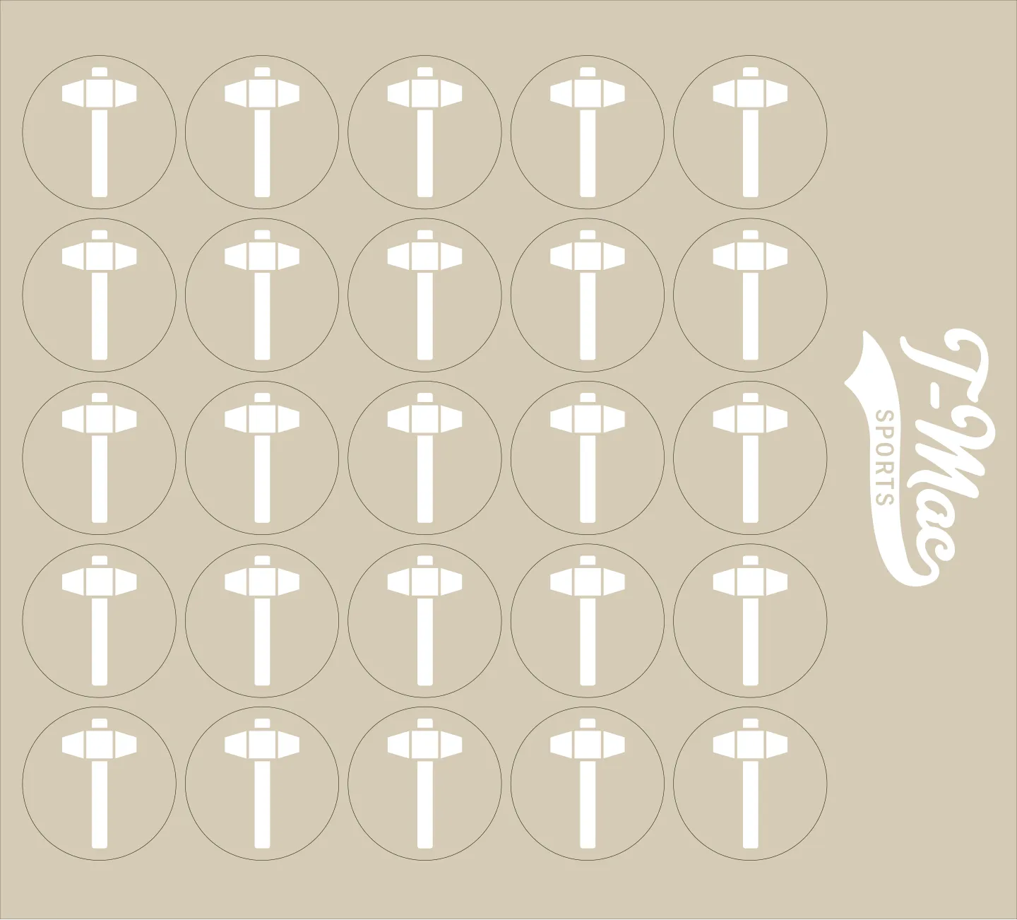 Sledgehammer Mini Award Decals