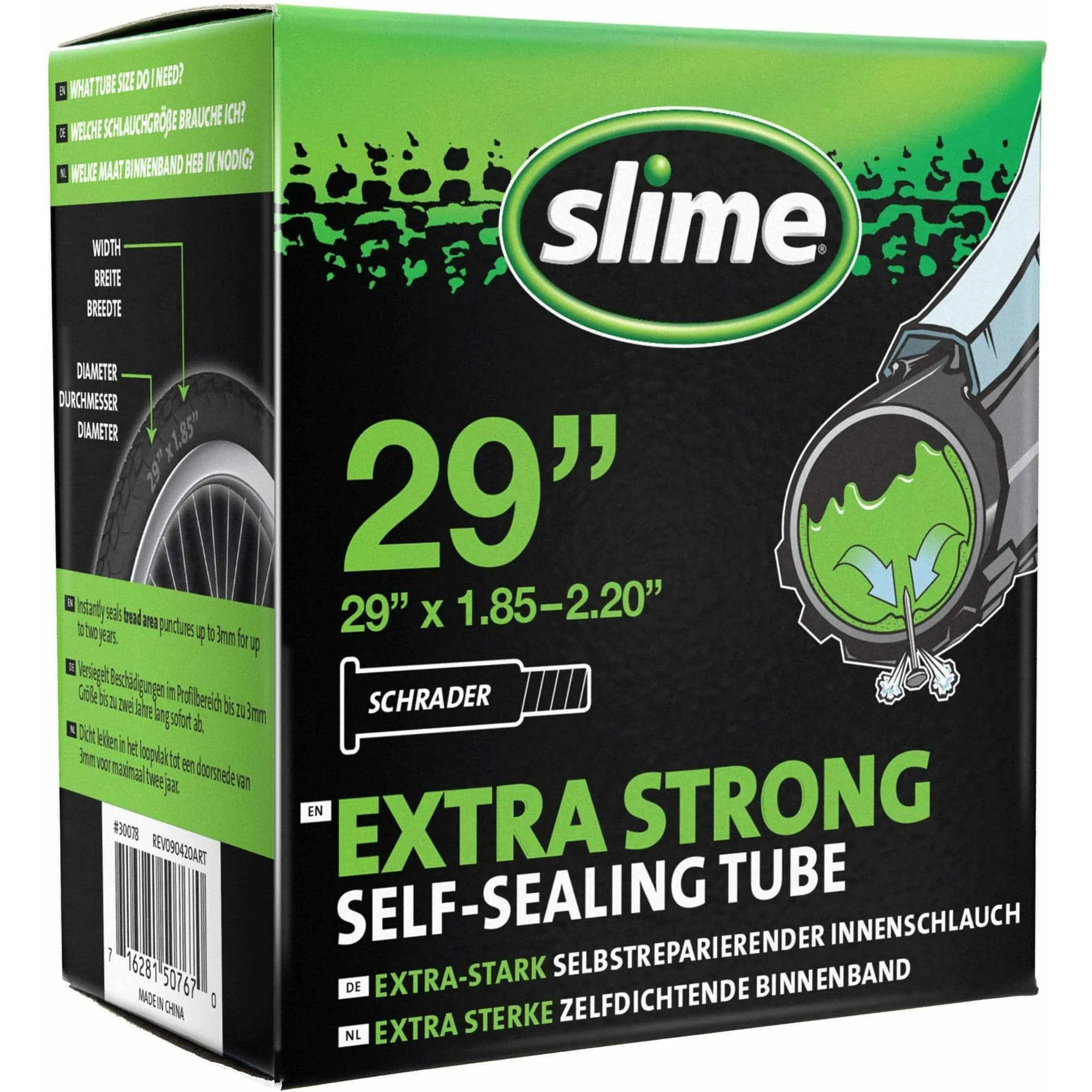 Slime Smart Self Sealing Inner Tube 29 x 1.85 2.20 Schrader Valve