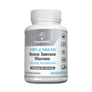 Smart Habits Triple Immune - Reishi, Shitake and Maitake (1000 mg) 60 vcaps