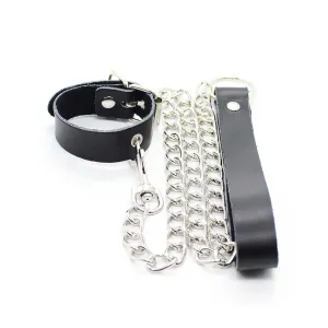 Smart Moves - Penis Strap met Ketting - Zwart
