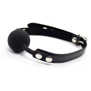 Smart Moves - Siliconen Ball Gag - Zwart
