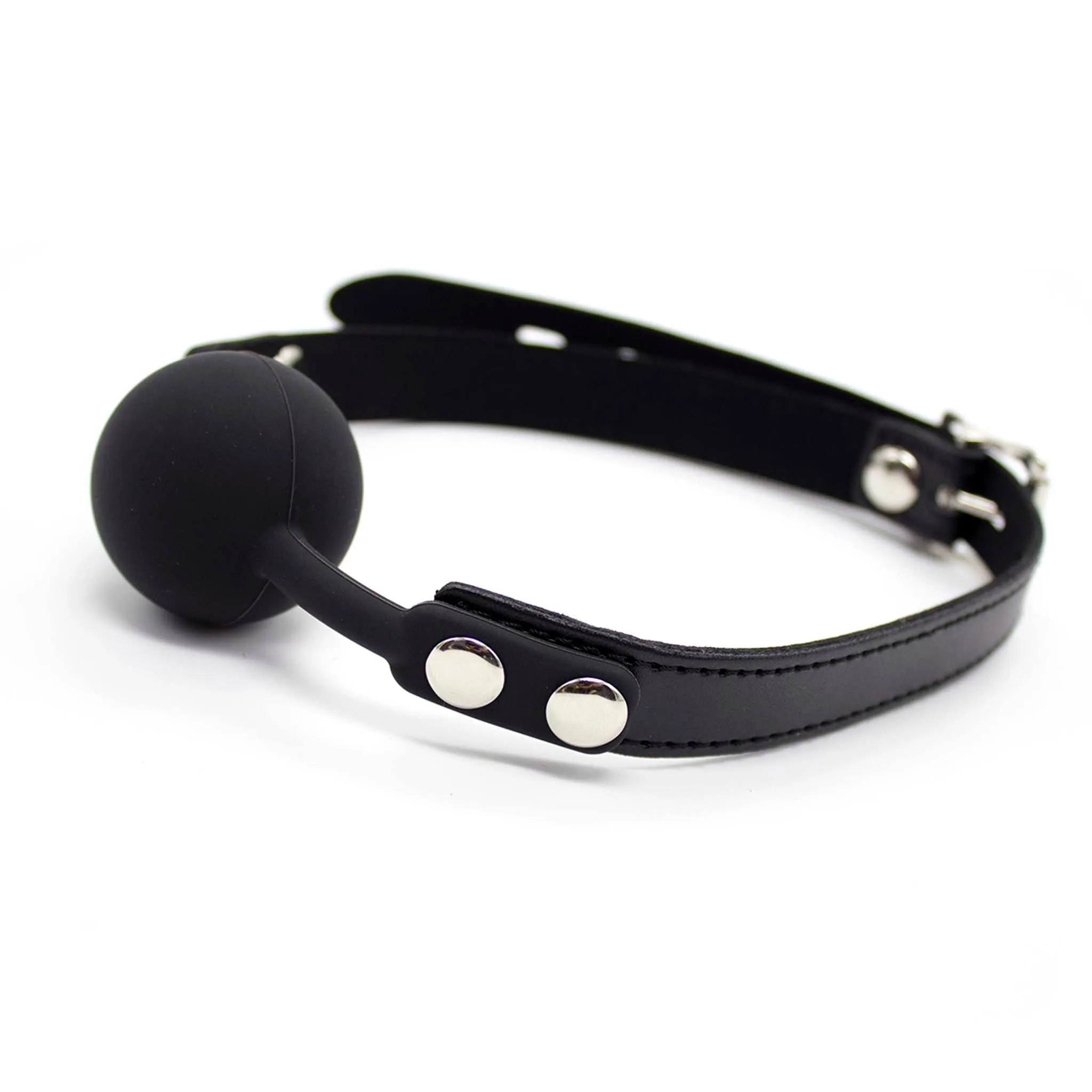 Smart Moves - Siliconen Ball Gag - Zwart