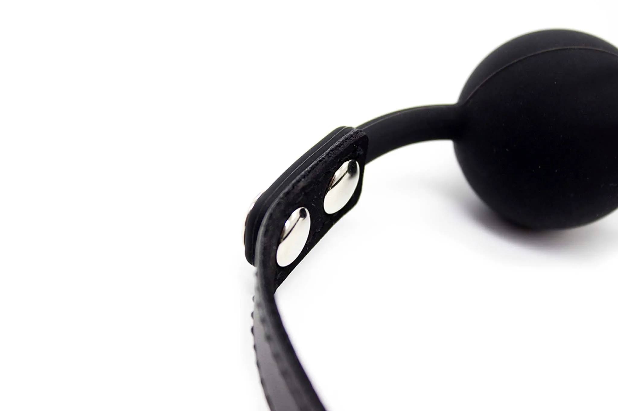 Smart Moves - Siliconen Ball Gag - Zwart