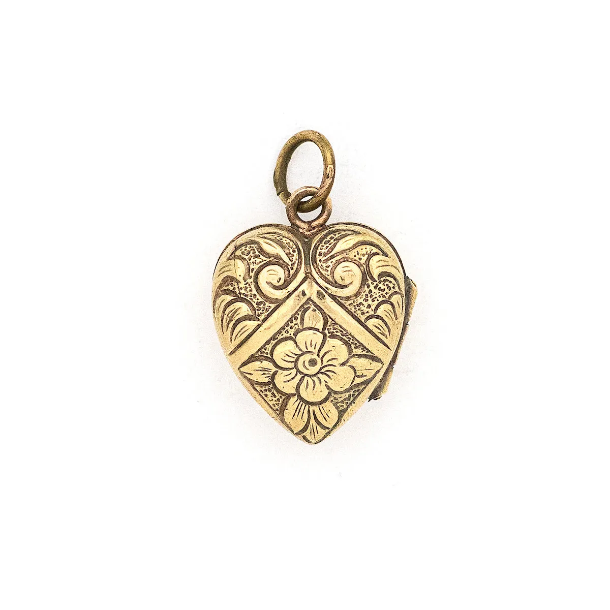 Snowflake Vintage Heart Locket