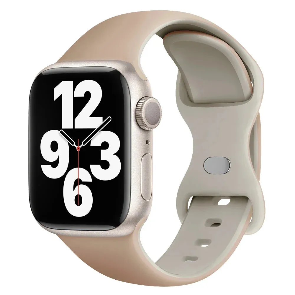 Soft Silicone Elegant Apple Watch Band