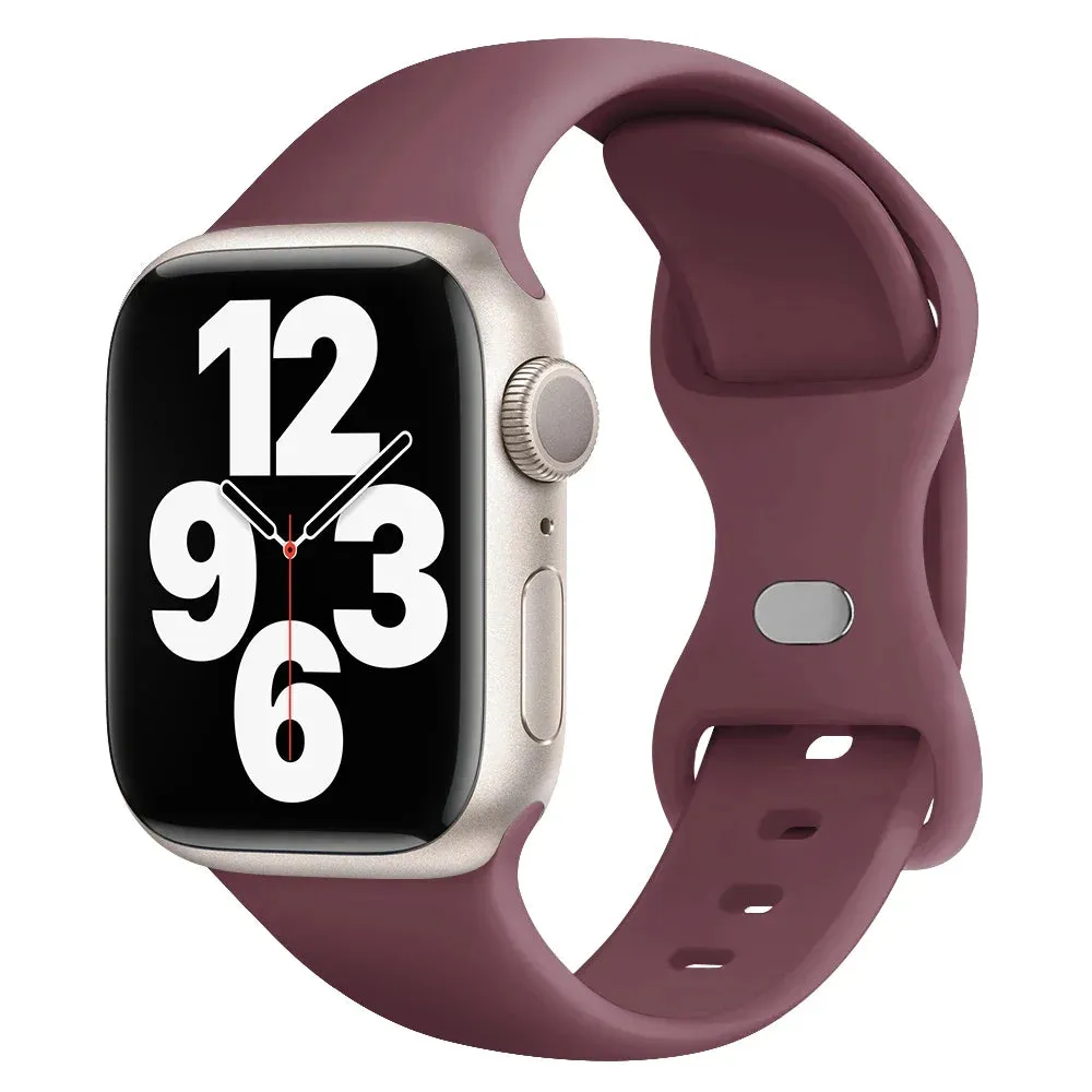 Soft Silicone Elegant Apple Watch Band