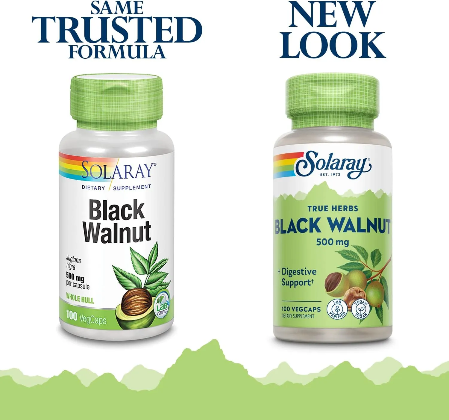 Solaray Black Walnut Hull 500 Mg
