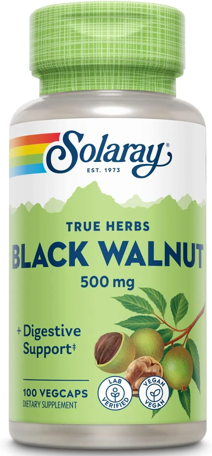 Solaray Black Walnut Hull 500 Mg