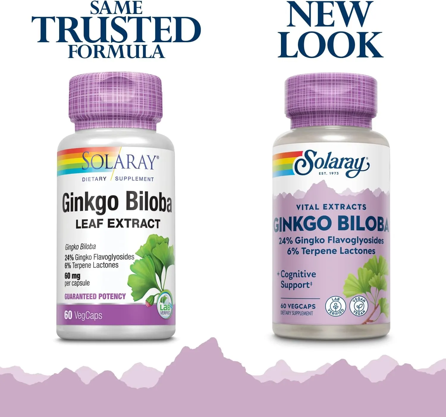 Solaray Ginkgo Biloba Leaf Extract 60 Mg