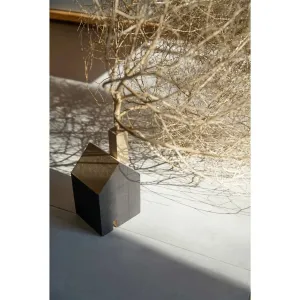 Solid Oak Smokehouse with Tumbleweed