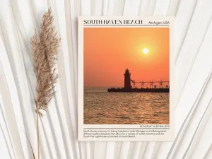 South Haven Beach Wall Canvas, USA