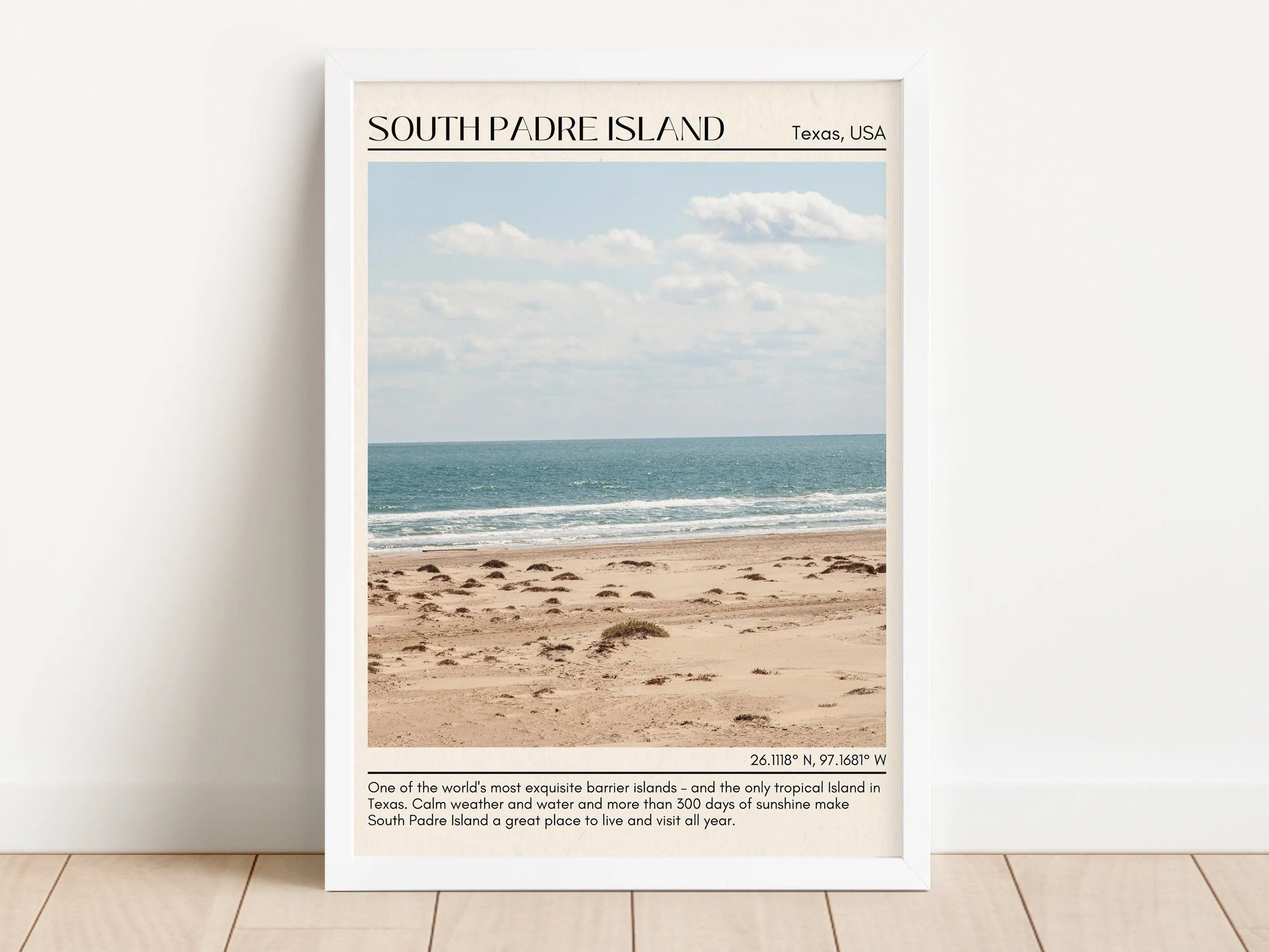 South Padre Island Wall Canvas, USA