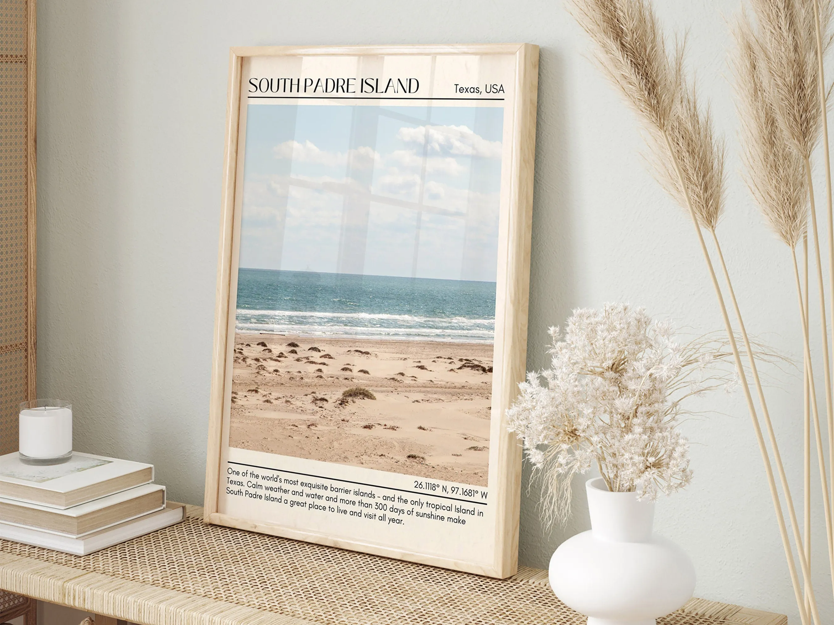 South Padre Island Wall Canvas, USA