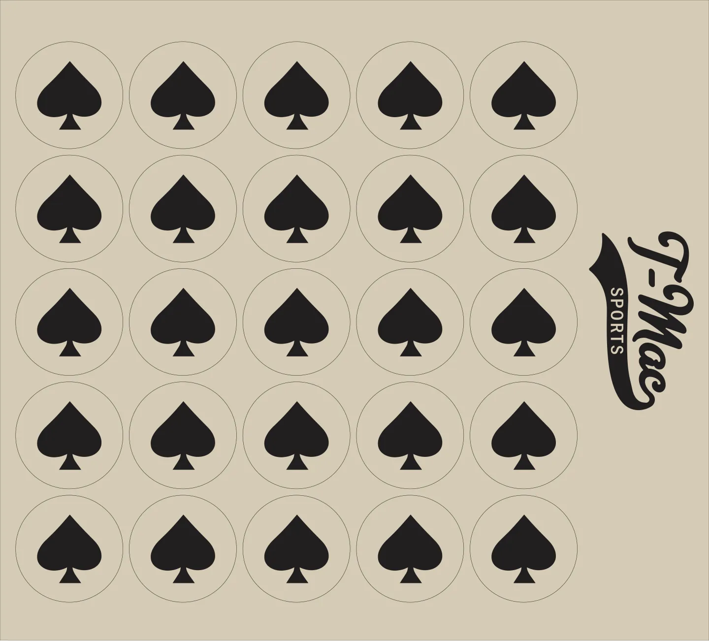 Spade Mini Award Decals