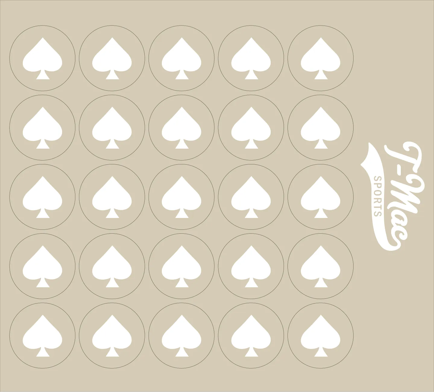 Spade Mini Award Decals