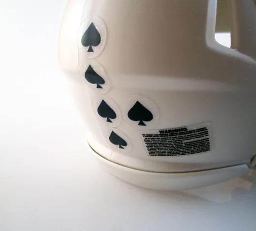 Spade Mini Award Decals