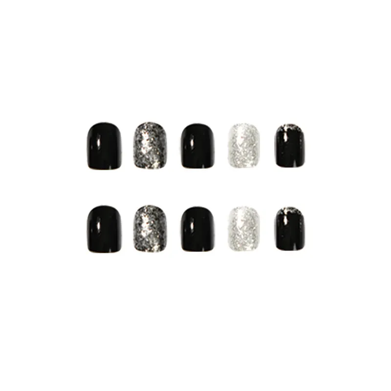 Square Black glitter
