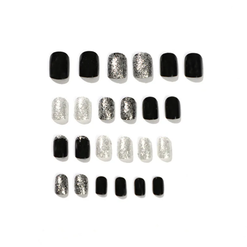 Square Black glitter