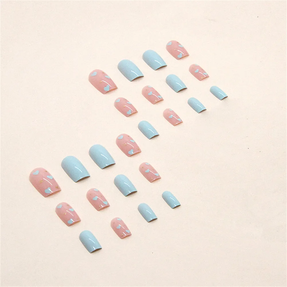 Square fresh natural light blue love