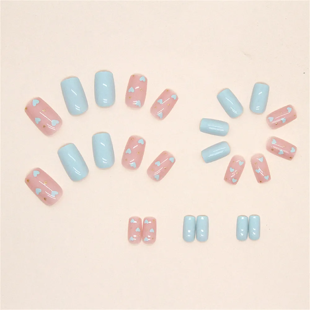 Square fresh natural light blue love