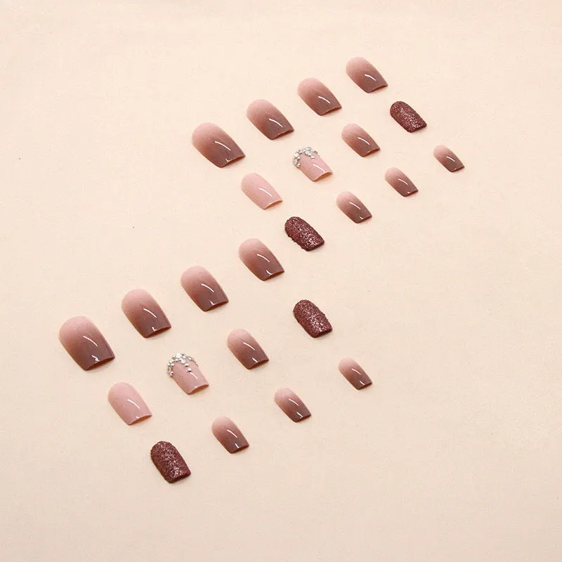 Square nude stones cappuccino