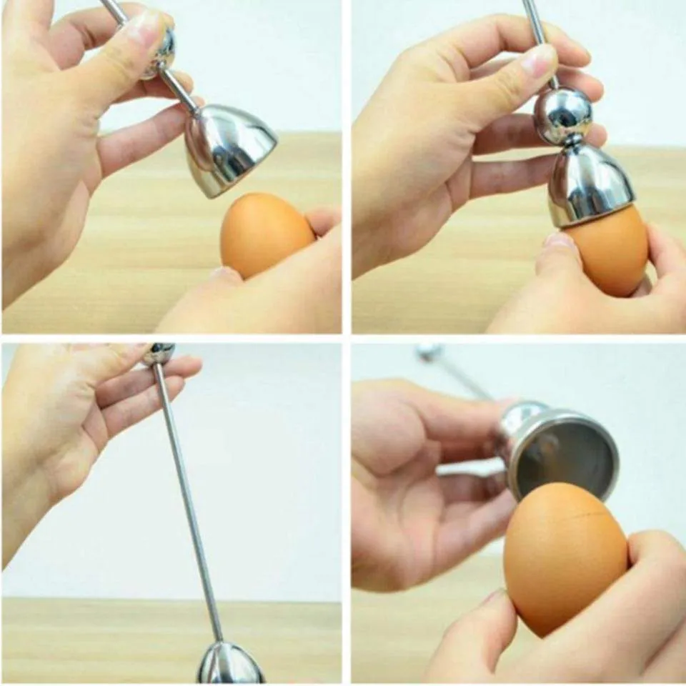 Stainless Steel Boiled Egg Topper