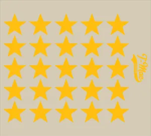 Star Mini Award Decals (3)