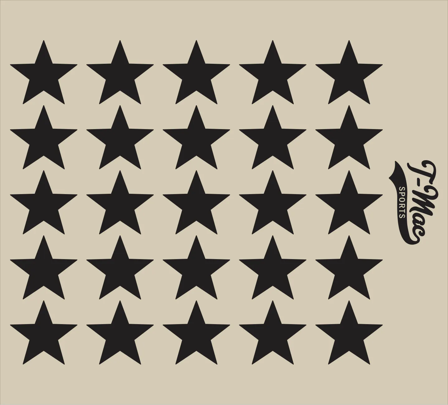 Star Mini Award Decals (3)