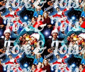 Starry Christmas Vacation Fabric