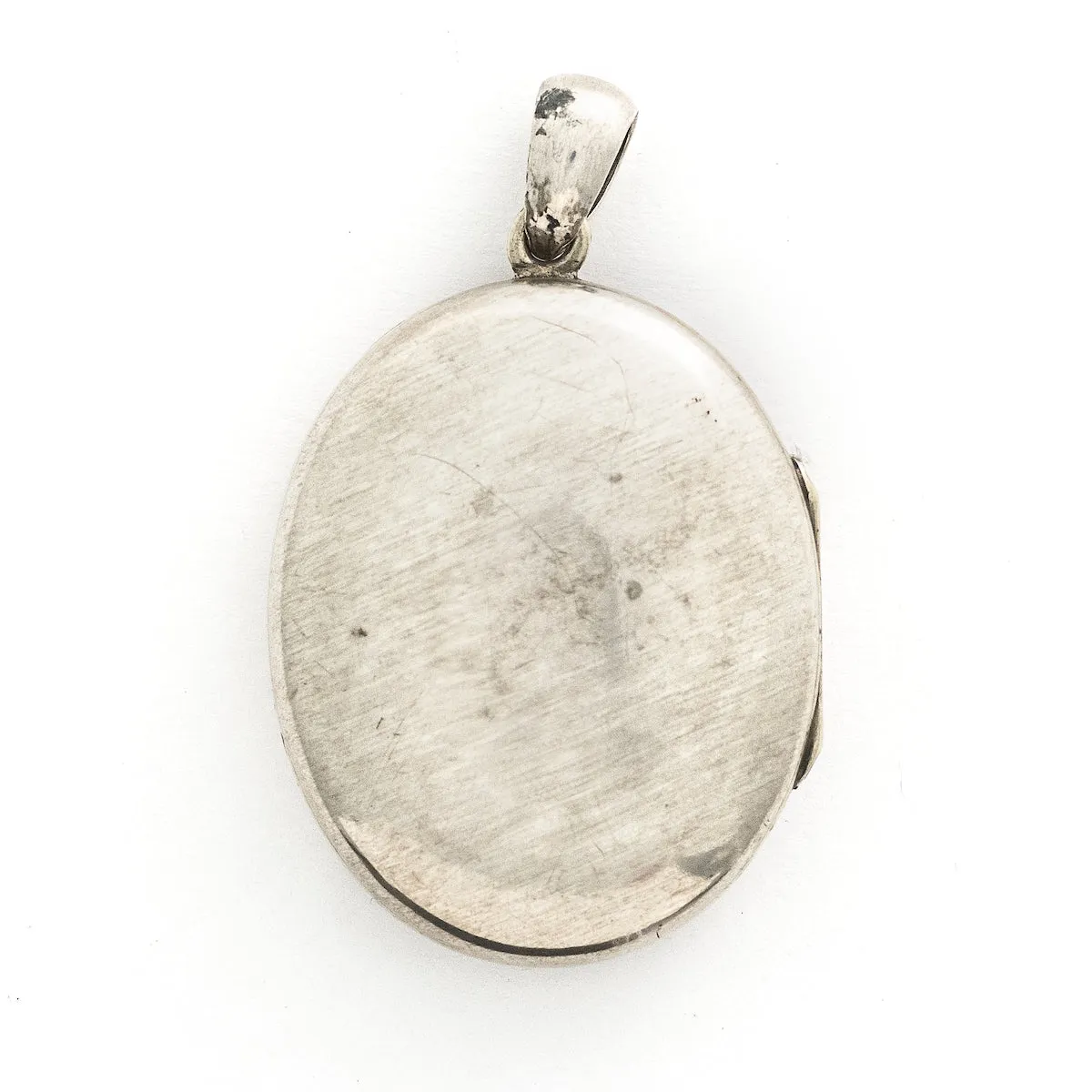 Sterling Silver Bamboo & Swallow Antique Locket