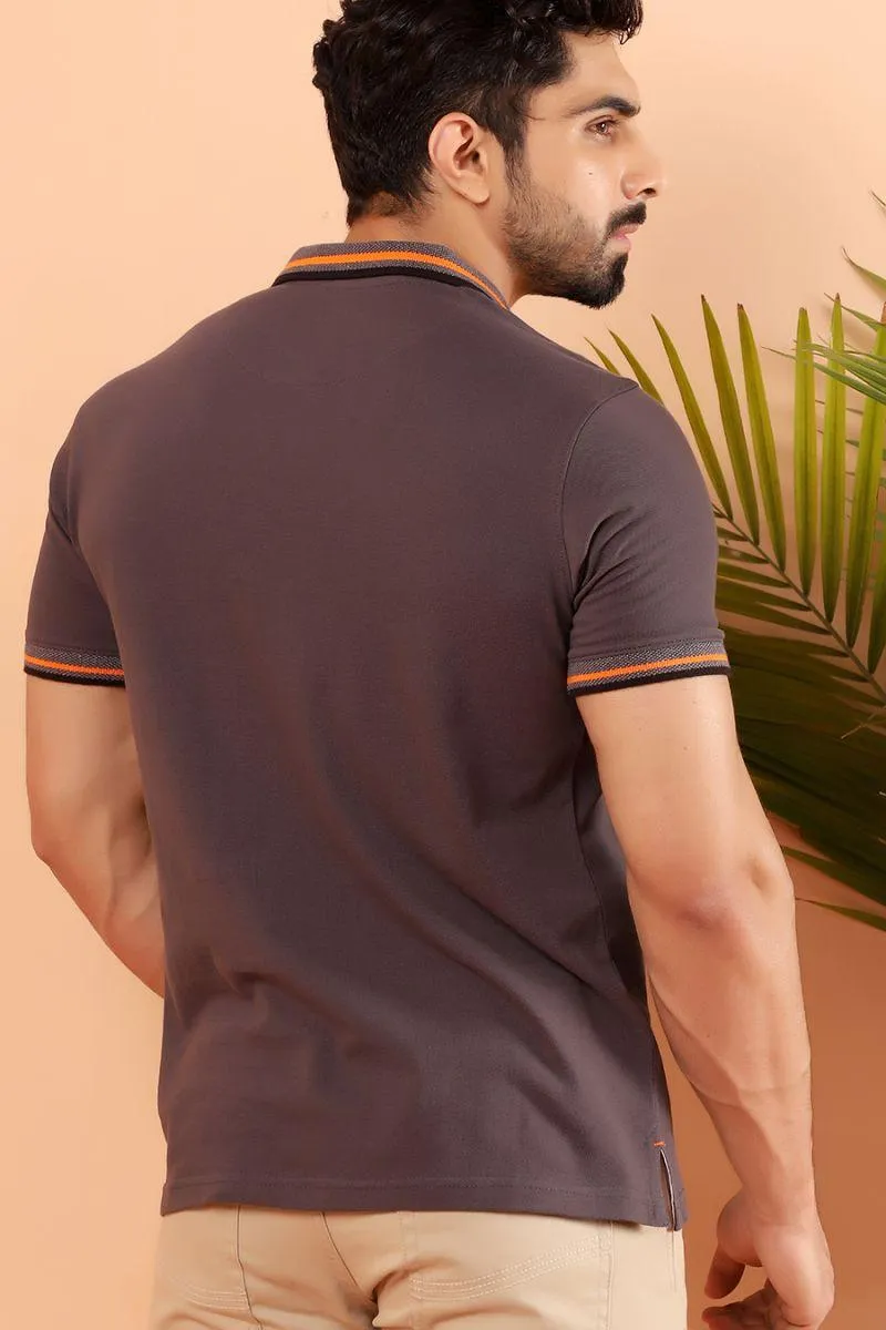 Stone Grey Polo